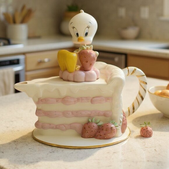 Lenox Tweety Teapot - Picture 1 of 9